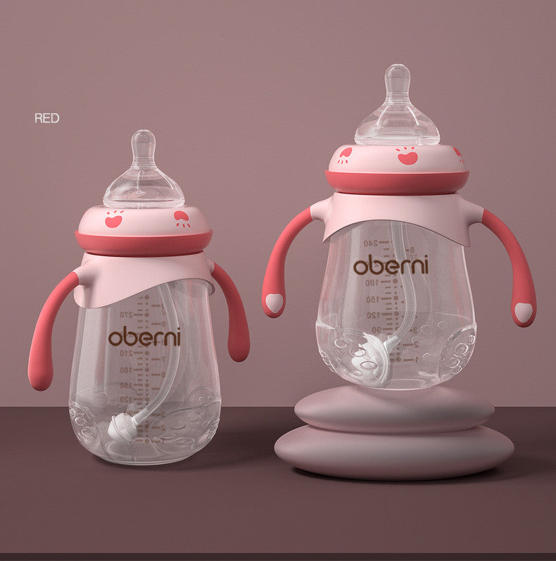 Anti-Colic Baby Bottle – Wide Neck, Natural Flow & Gas-Reducing Feeding Design