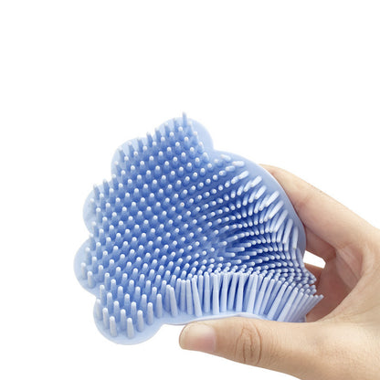 Silicone Baby Massage & Bath Brush – Gentle Skin Cleanser and Soothing Touch Tool