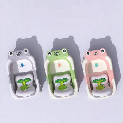 Baby Bathtub with Temperature Sensor – Foldable, Safe & Comfortable Bathing Solution