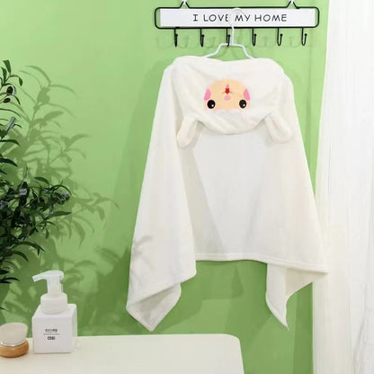 Soft Hooded Baby Bath Towel – Ultra-Absorbent & Gentle Wrap for Newborns
