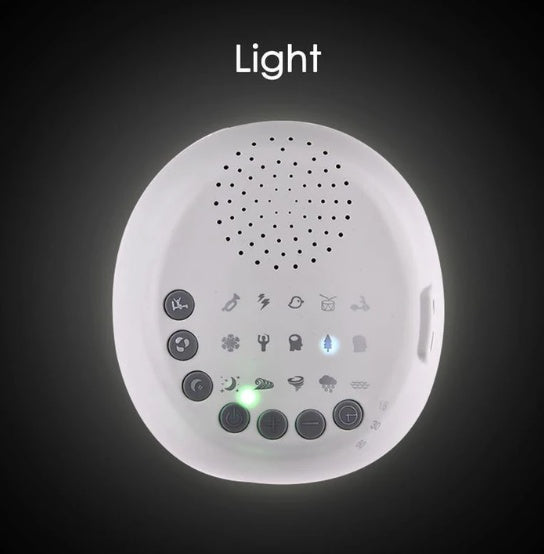 Baby White Noise Machine—Soothing 15 kinds of Natural Sleep Sounds & Night Light for Better Sleep