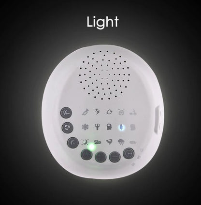 Baby White Noise Machine—Soothing 15 kinds of Natural Sleep Sounds & Night Light for Better Sleep