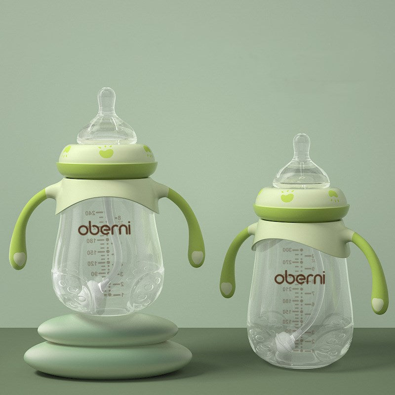 Anti-Colic Baby Bottle – Wide Neck, Natural Flow & Gas-Reducing Feeding Design