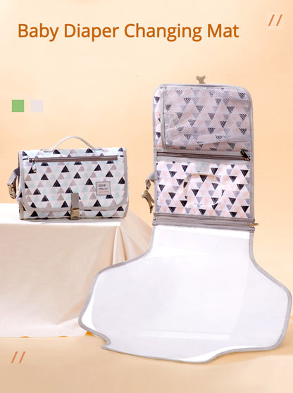 Portable Baby Changing Mat – Waterproof Foldable Diaper Changing Pad for Travel