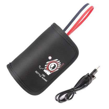 Portable Baby Bottle Warmer – USB Fast Heating Travel Milk Warmer for On-the-Go Moms