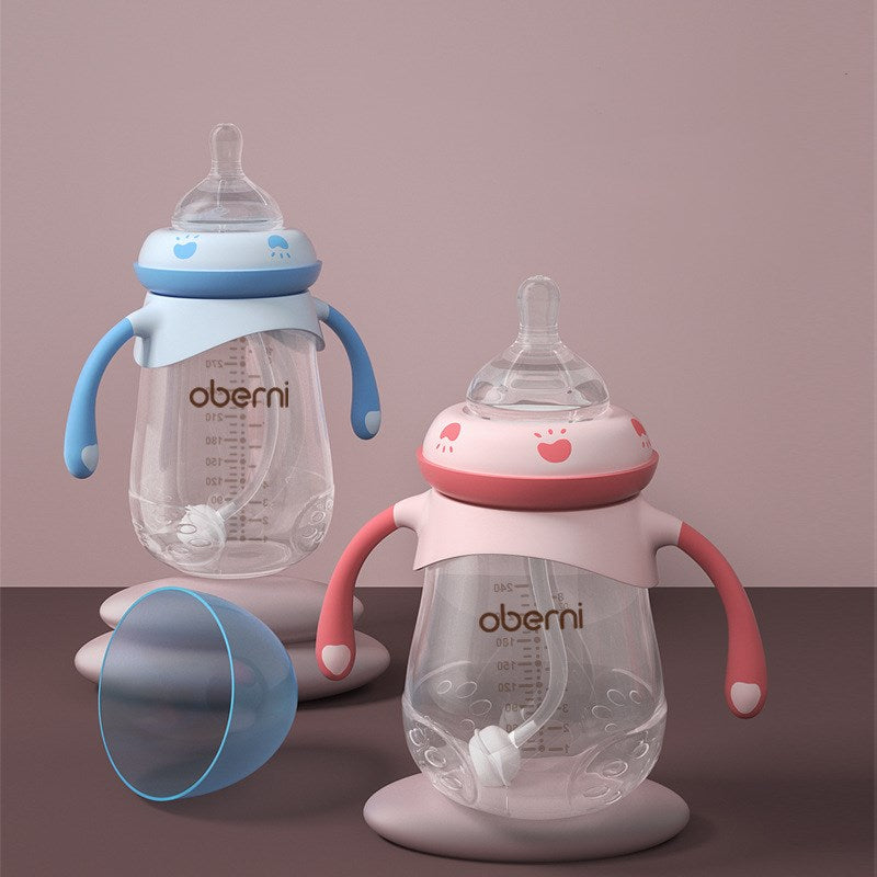 Anti-Colic Baby Bottle – Wide Neck, Natural Flow & Gas-Reducing Feeding Design