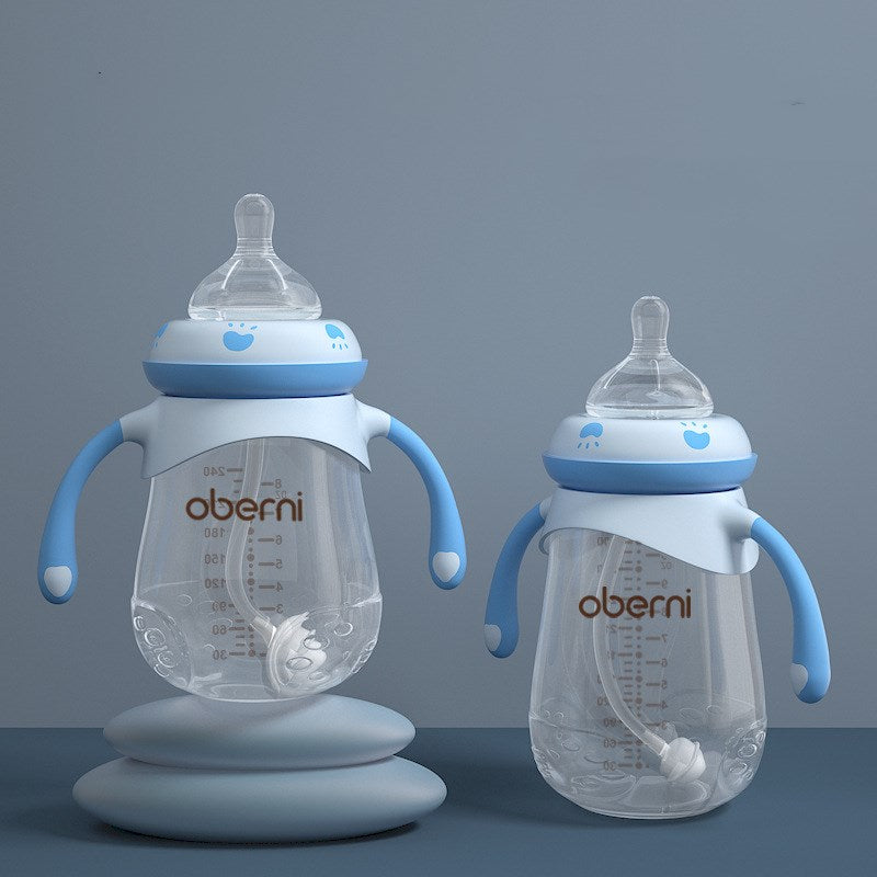 Anti-Colic Baby Bottle – Wide Neck, Natural Flow & Gas-Reducing Feeding Design