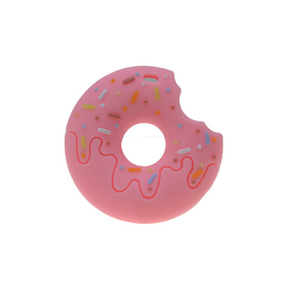 Silicone Baby Teether – Donut Design for Soothing Gum Relief