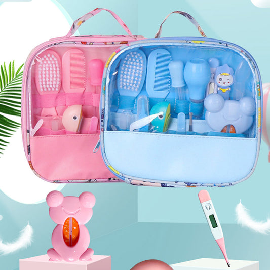 All-in-One Baby Care Kit – 13-Piece Grooming & Health Set for Everyday Essentials