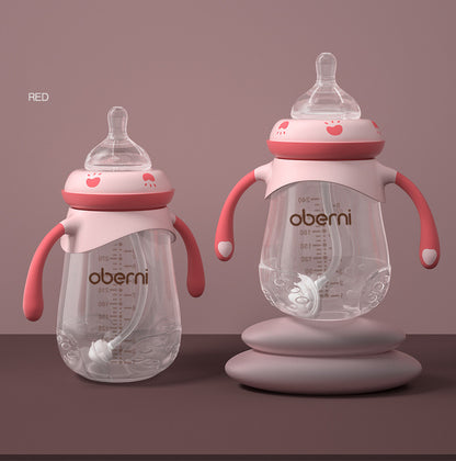 Anti-Colic Baby Bottle – Wide Neck, Natural Flow & Gas-Reducing Feeding Design