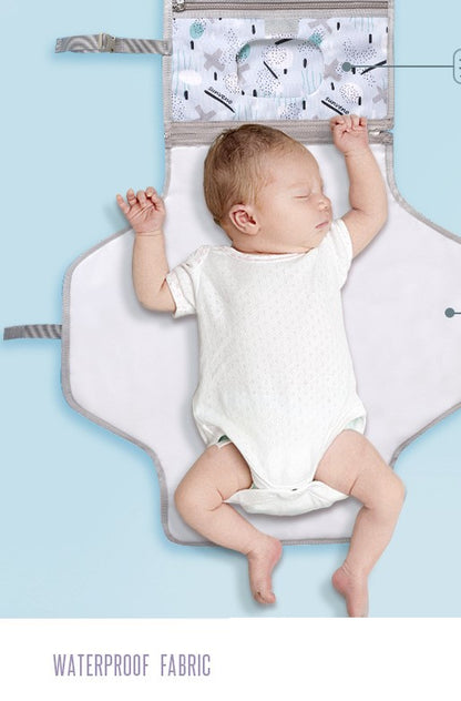 Portable Baby Changing Mat – Waterproof Foldable Diaper Changing Pad for Travel