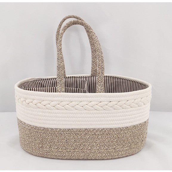 Portable Baby Diaper Caddy Organizer with Compartments – Keep All Baby Essentials in One Place