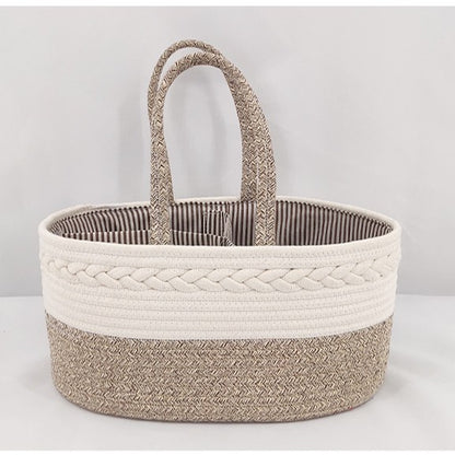 Portable Baby Diaper Caddy Organizer with Compartments – Keep All Baby Essentials in One Place