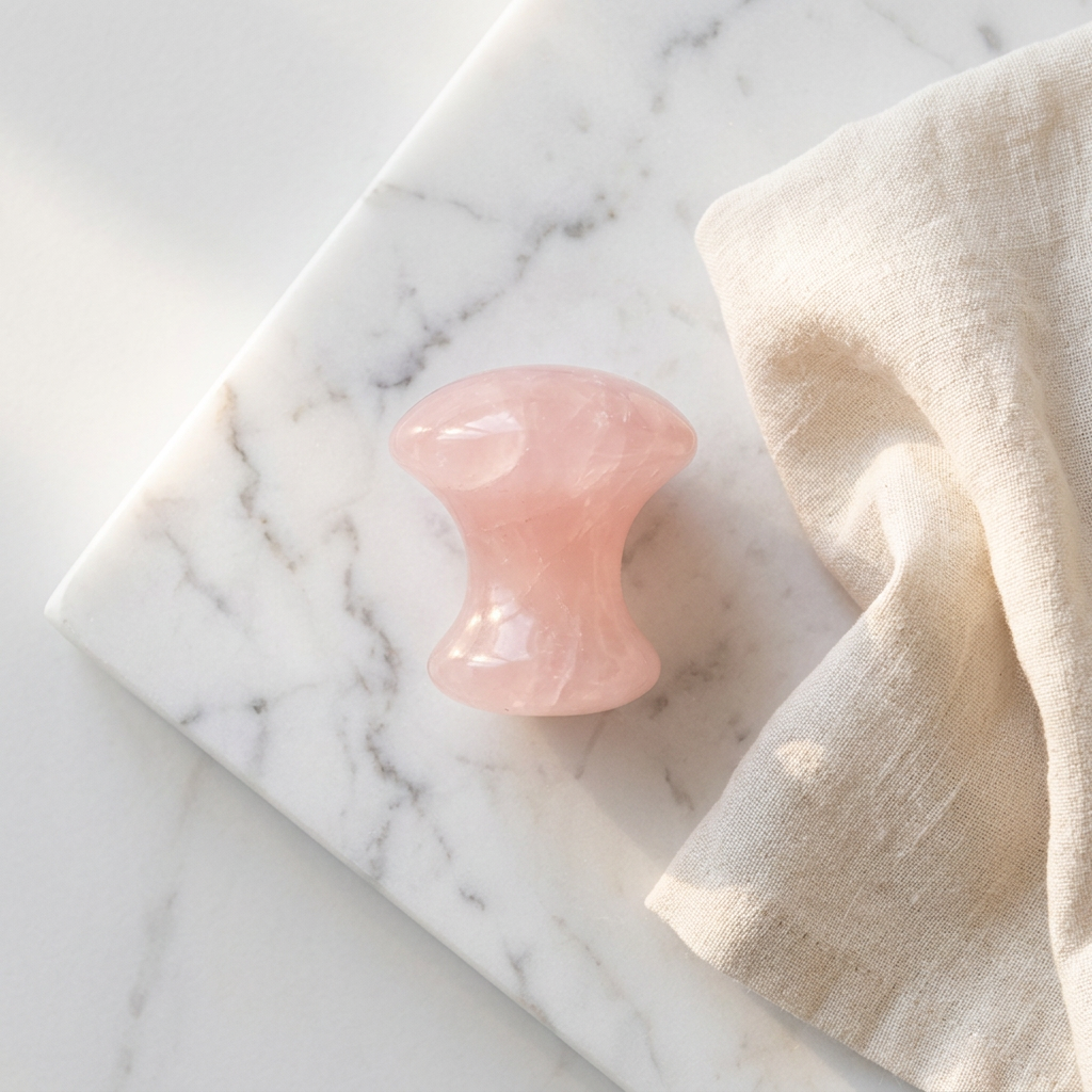 The Ritual Set — Rose Quartz Gua Sha