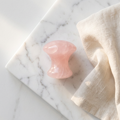 The Ritual Set — Rose Quartz Gua Sha
