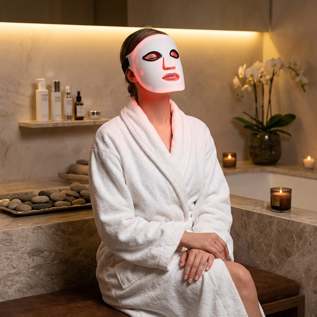 The Glow Ritual — 7-Light LED Photon Face Therapy Mask