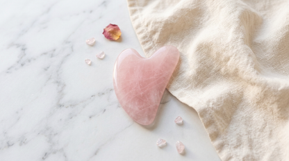 The Ritual Set — Rose Quartz Gua Sha