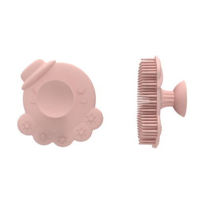 Silicone Baby Massage & Bath Brush – Gentle Skin Cleanser and Soothing Touch Tool