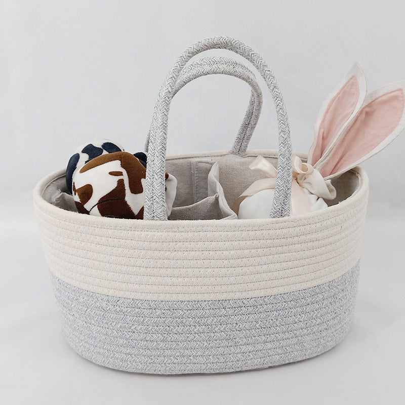 Portable Baby Diaper Caddy Organizer with Compartments – Keep All Baby Essentials in One Place
