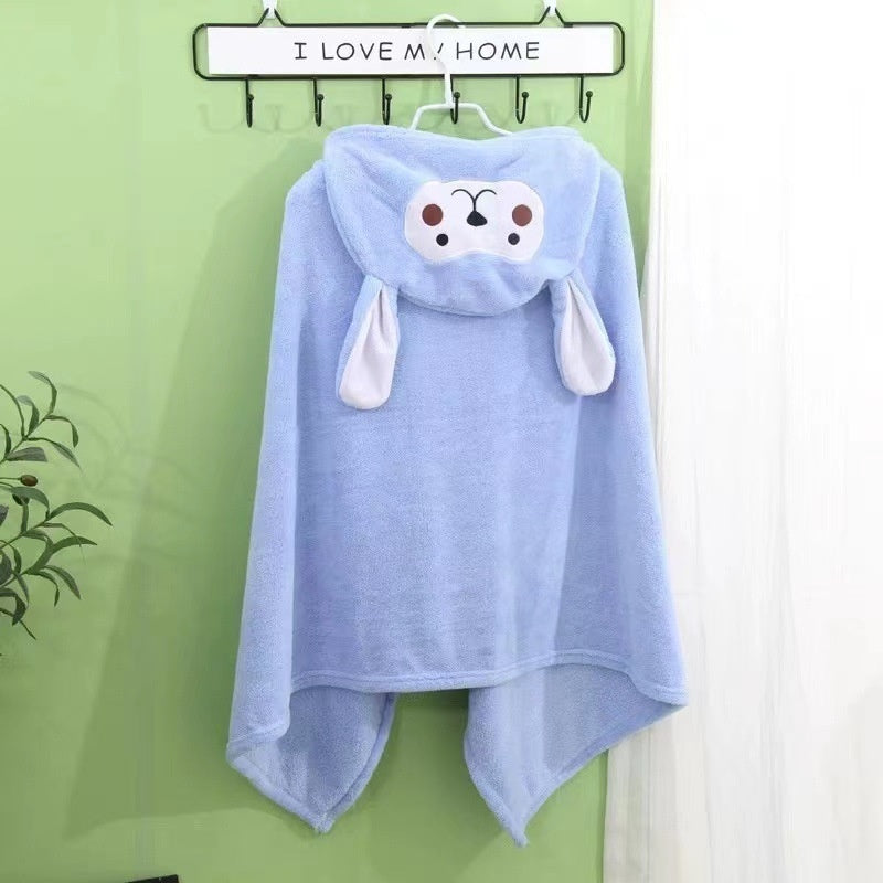 Soft Hooded Baby Bath Towel – Ultra-Absorbent & Gentle Wrap for Newborns