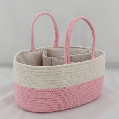Portable Baby Diaper Caddy Organizer with Compartments – Keep All Baby Essentials in One Place