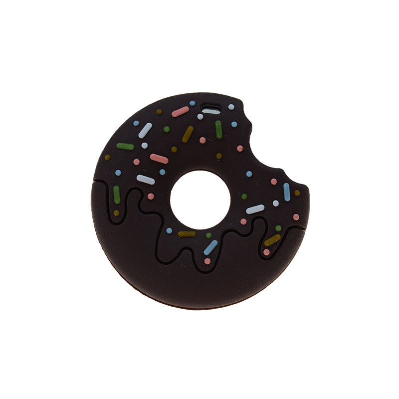 Silicone Baby Teether – Donut Design for Soothing Gum Relief