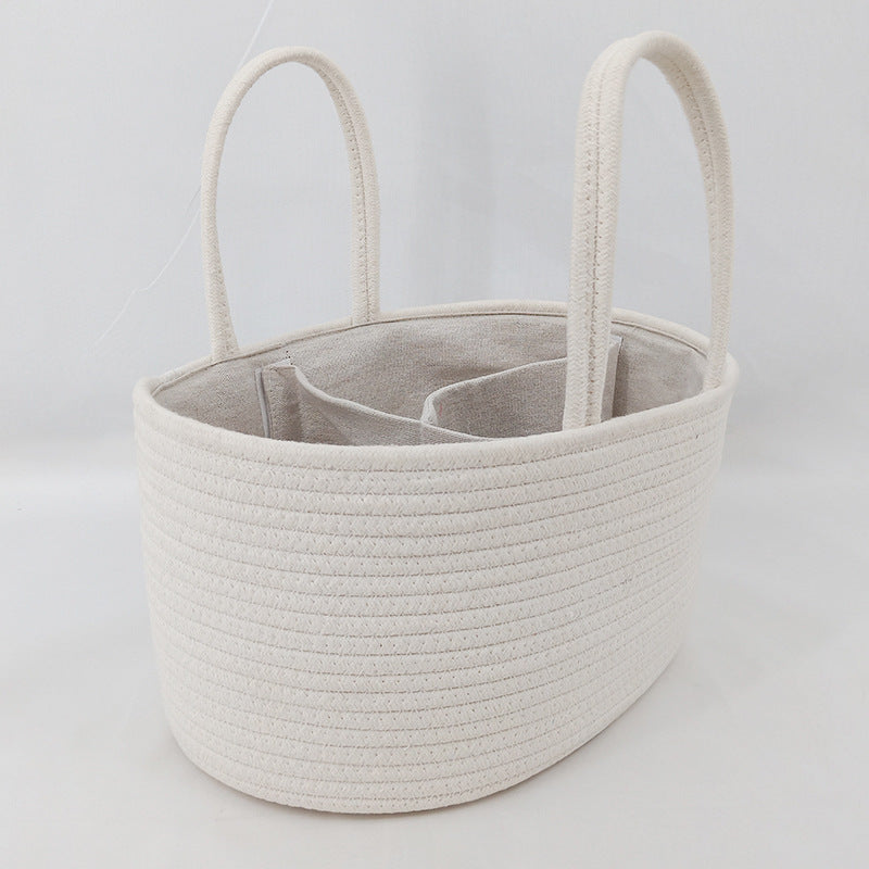 Portable Baby Diaper Caddy Organizer with Compartments – Keep All Baby Essentials in One Place