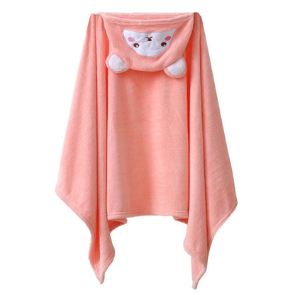 Soft Hooded Baby Bath Towel – Ultra-Absorbent & Gentle Wrap for Newborns