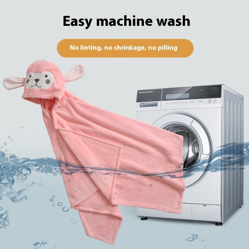 Soft Hooded Baby Bath Towel – Ultra-Absorbent & Gentle Wrap for Newborns