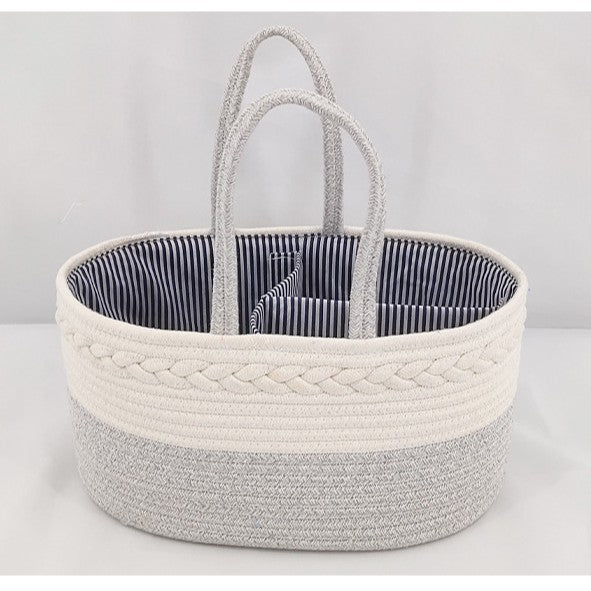 Portable Baby Diaper Caddy Organizer with Compartments – Keep All Baby Essentials in One Place
