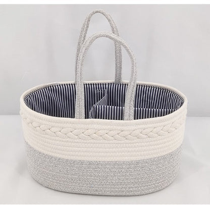 Portable Baby Diaper Caddy Organizer with Compartments – Keep All Baby Essentials in One Place