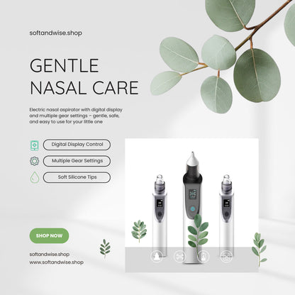 Soft&Wise™ Baby Electric Nasal Aspirator